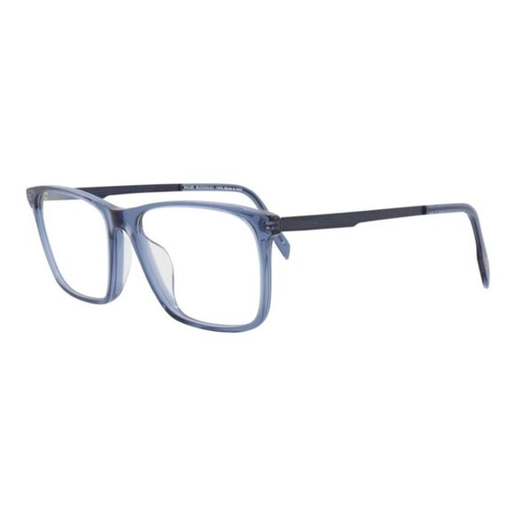 Maui Jim Mens Square/Rectangle Blue Blue Transparent Fashion Designer Eyewear - Picture 1 of 4
